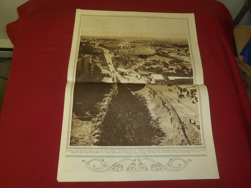 1915 MARCH 11 NY TIMES PICTORIAL SECTION - A HOLY MAN OF THE EAST - NP 3950