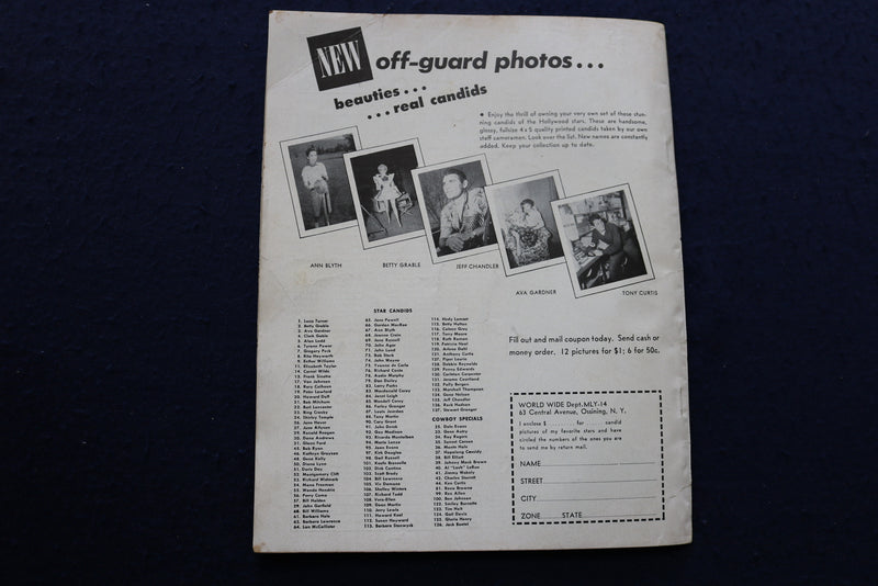 1952 MOVIE LIFE YEARBOOK MAGAZINE - MARIO LANZA COVER - E 9129