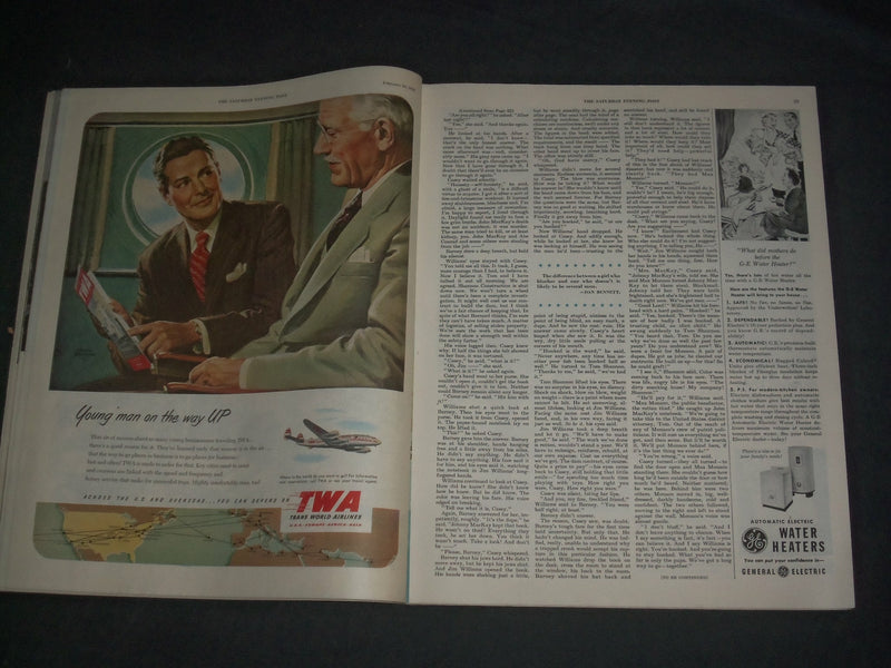 1952 FEB 16 THE SATURDAY EVENING POST MAGAZINE - NORMAN ROCKWELL COVER- SP 2479C