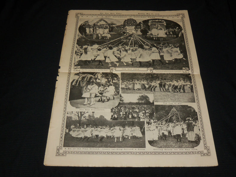 1910 MAY 22 NEW YORK TIMES PICTURE SECTION - KING EDWARD VII IS DEAD - NP 5638