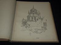 1892 ARCHITECTURAL COMPOSITIONS VOLUME BY HENRY P. KIRBY - 50 PLATES - Z 281