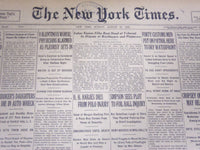 1926 AUGUST 22 NEW YORK TIMES - VALENTINO IS WORSE PLEURISY SETS IN - NT 5059