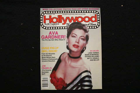 1988 DECEMBER HOLLYWOOD STUDIO MAGAZINE - AVA GARDNER COVER - E 25447