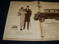 1929 JANUARY 6 NEW YORK TIMES ROTO PICTURE SECTION - AUTO SHOW - NT 9393