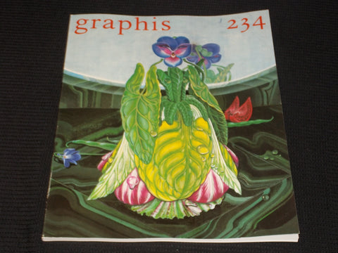 1984 #234 GRAPHIS MAGAZINE VERY NICE COVER ART & INSIDE PAGES - E 824