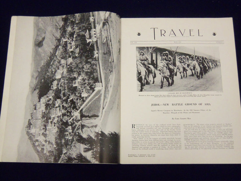 1933 MAY TRAVEL MAGAZINE - SARDINE FISHERS IN BRITTANY COVER - J 1947