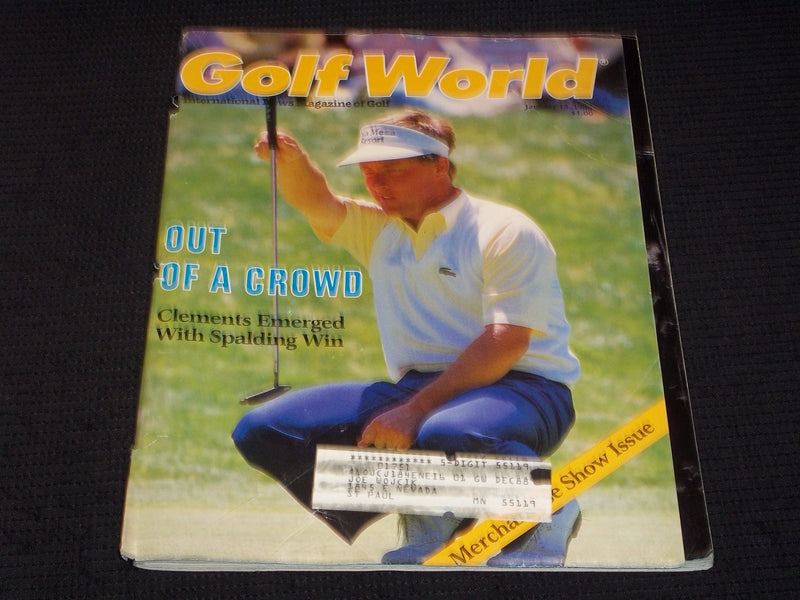 1988 JANUARY 15 GOLF WORLD MAGAZINE - LENNIE CLEMENTS FRONT COVER - E 6242