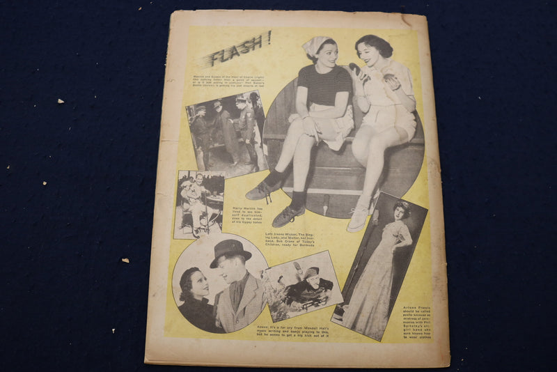 1936 MARCH 14 RADIO GUIDE MAGAZINE - WINIFRED CECIL COVER - E 9192