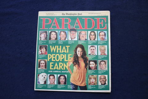 2008 APRIL 13 PARADE MAGAZINE - MILEY CYRUS COVER - E 18419