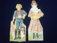 1895 JULY THE FORBES DOLL BOSTON GLOBE CUT OUTS LOT OF 2 FROM NEWSPAPER - J 1780