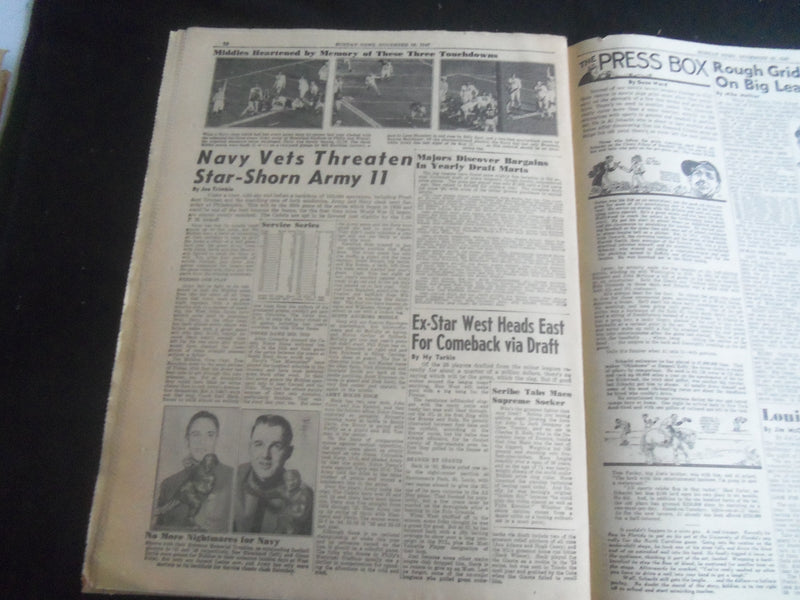 1947 NOVEMBER 23 NEW YORK DAILY NEWS NEWSPAPER - DEAD GIRL'S DATE HELD - NP 5860