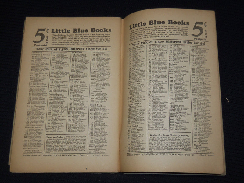 1930 NOVEMBER THE DEBUNKER AND THE AMERICAN PARADE MAGAZINE - K 597