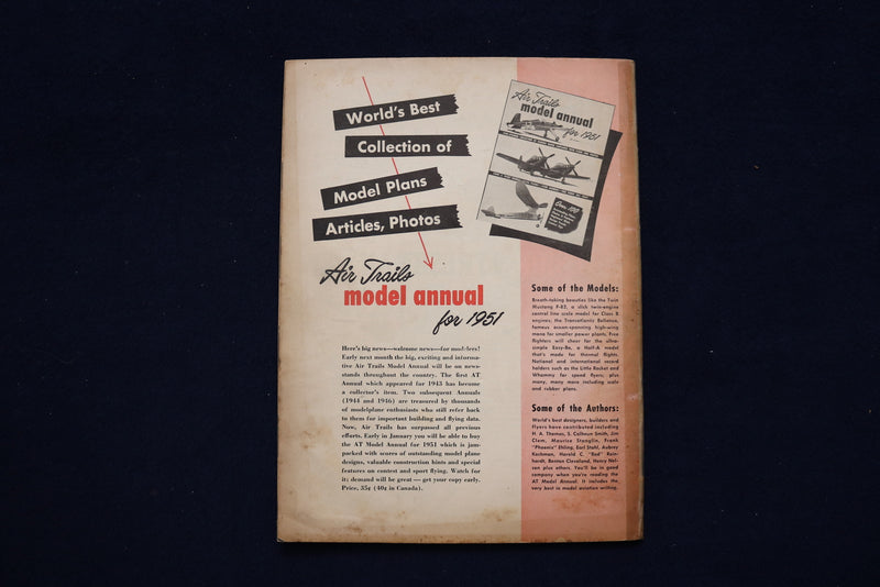 1951 JANUARY AIR TRAILS MAGAZINE - DOUGLAS AD-2 COVER - E 11421