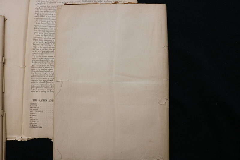 1885 THE OLD TESTAMENT IN 4 PARTS - HARPERS' - SOFTCOVER - K 2418