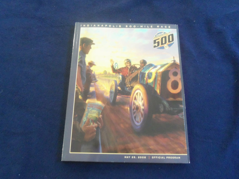 2008 MAY 25 92ND INDIANAPOLIS 500 RACING PROGRAM - GREAT PHOTOS - SP 6599R