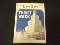 1920 JANUARY 24 LESLIE'S WEEKLY MAGAZINE - THRIFT WEEK - ST 2273