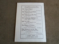 1916 A FREE FURNITURE FUTURE FOR THE WORLD SOFTCOVER BOOK BY ASQUITH - J 7191