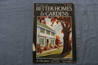 1932 NOV BETTER HOMES AND GARDENS MAGAZINE - ILLUSTRATED COVER COVER - E 9721