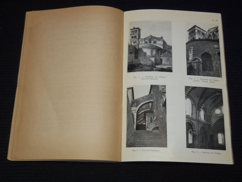 1951 L'EGLISE ET LE CLOITRE DE SAINT ANDRE LE BAS BOOK BY EMILIE ALBRAND- J 7996