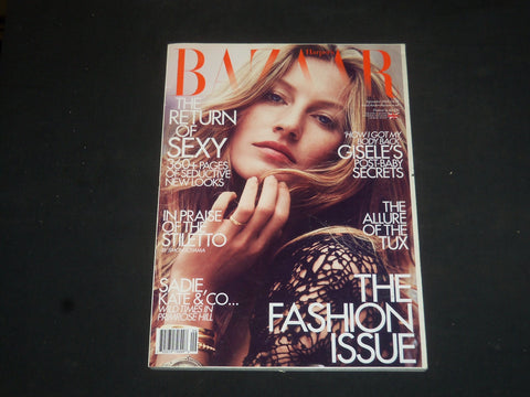 2010 SEPTEMBER HARPER'S BAZAAR MAGAZINE - (BRITISH) GISELE BUNDCHEN- SP 7900