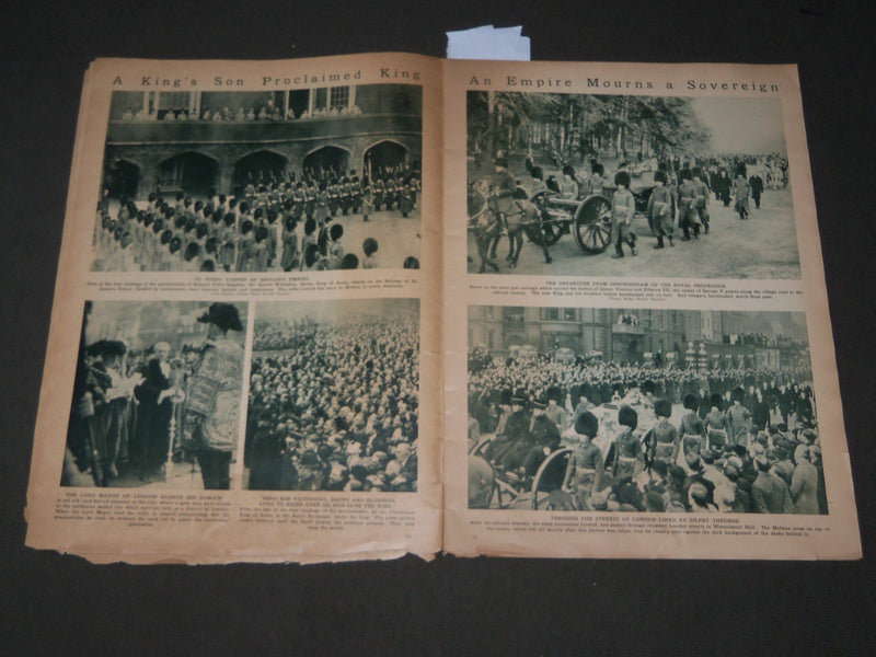1936 FEBRUARY 8 MID-WEEK PICTORIAL MAGAZINE SECTION - KING EDWARD VIII - J 3196