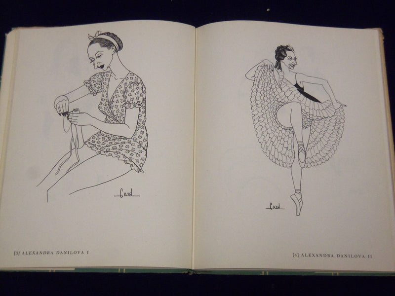 1946 MORE BALLET LAUGHS BY ALEX GARD BOOK - WONDERFUL ILLUSTRATIONS - KD 1877E