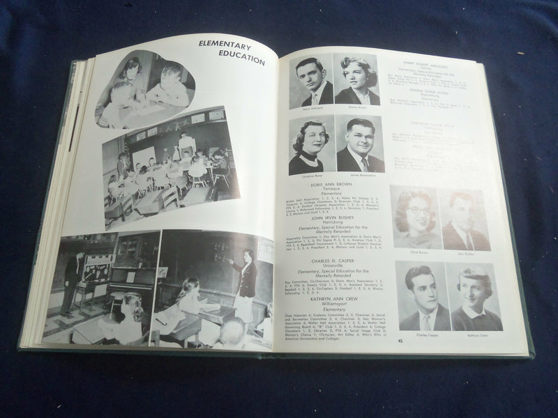 1957 ORBITER BLOOMSBURG STATE TEACHERS COLLEGE YEARBOOK- BLOOMSBURG, PA- YB 2653