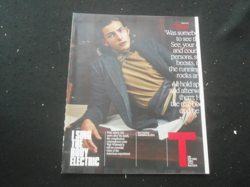 2020 SEP 20 THE NEW YORK TIMES STYLE MAGAZINE - COVER 1 OF 2 - SP 8636B