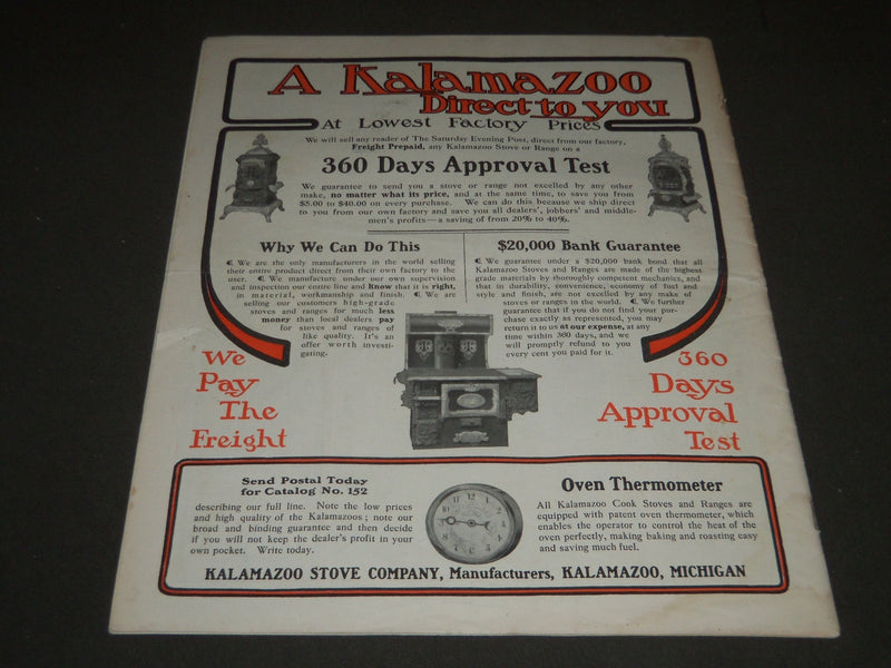 1905 SEPT 23 THE SATURDAY EVENING POST MAGAZINE - ILLUSTRATED COVER - SP 785