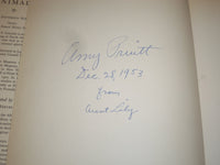 1947 FRIENDLY ANIMALS BOOK BY KARL SCHMIDT - GREAT ILLUSTRATIONS - KD 3162