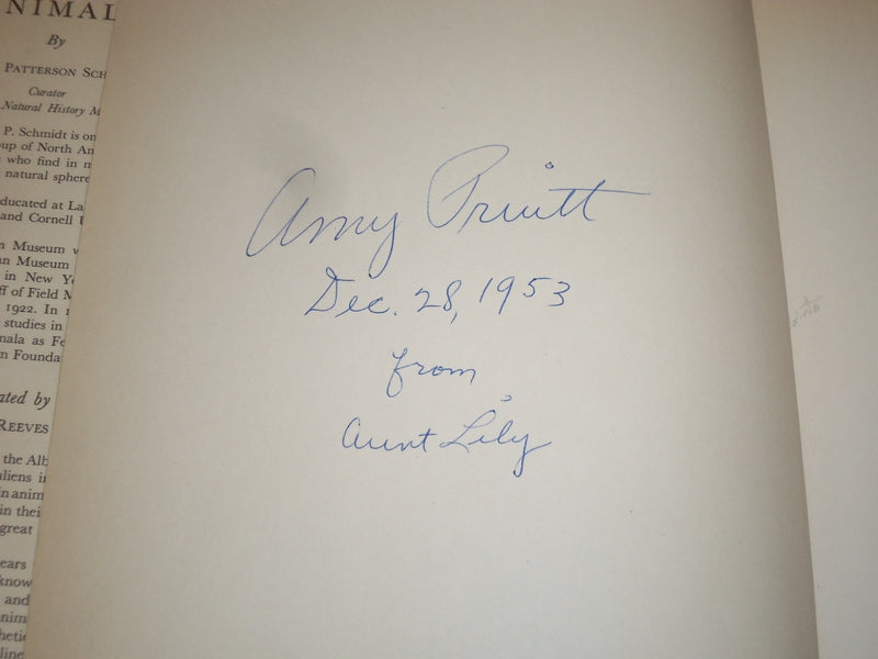 1947 FRIENDLY ANIMALS BOOK BY KARL SCHMIDT - GREAT ILLUSTRATIONS - KD 3162