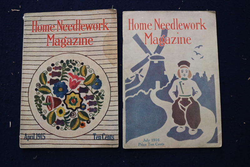 1899-1916 HOME NEEDLEWORK MAGAZINE - LOT OF 10 - O 3409