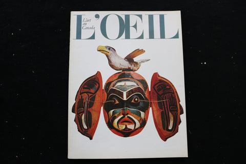 1967 APRIL L'OEIL MAGAZINE - A BEAUTIFUL ILLUSTRATION COVER - E 9856