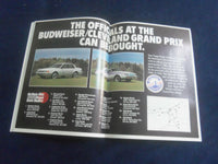1986 JULY 4-6 BUDWEISER CLEVELAND GRAND PRIX RACING PROGRAM - SP 3804D