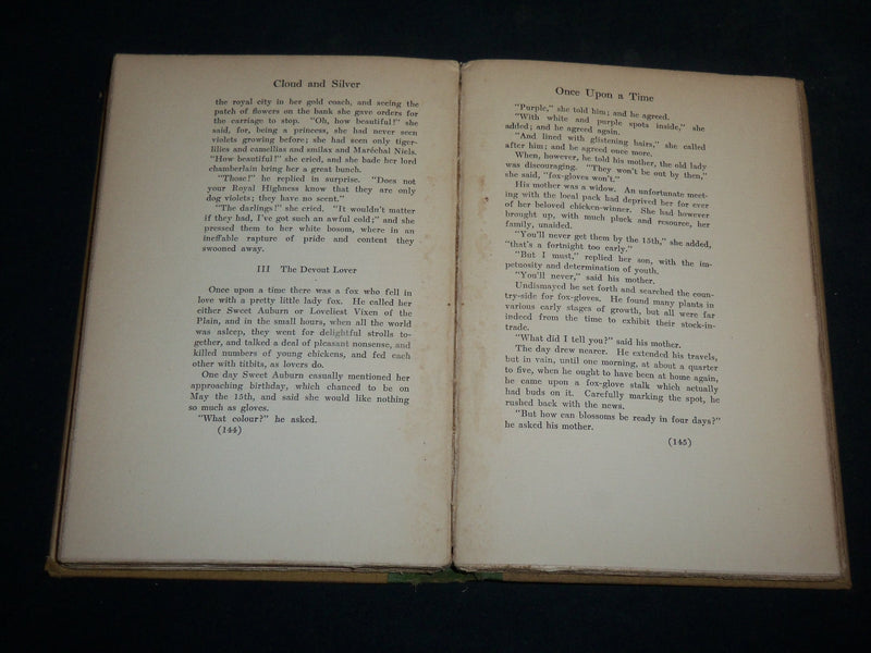 1916 CLOUDS AND SILVER HARDCOVER BOOK BY E. V. LUCAS - KD 6689