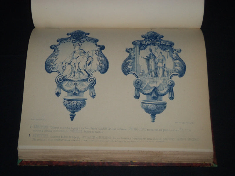 1863 LA FAIENCE LES FAIENCIERS ET LES EMAILLEURS VOLUME - FRENCH - SEGANGE- Z 65