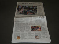 2013 APRIL 16 NEW YORK TIMES - BLASTS AT BOSTON MARATHON KILLS 3 - NP 2559