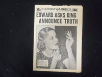 1937 APRIL 25 NEW YORK SUNDAY MIRROR - POMPOON KENTUCKY DERBY FAVORITE - NP 2321