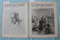 1903-1904 LA VIE ILLUSTREE MAGAZINE - FRENCH - LOT OF 2 - K 2541