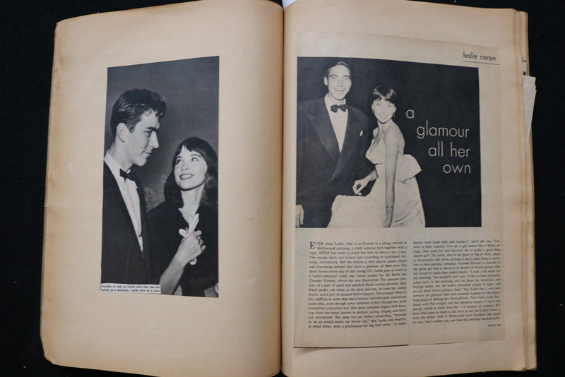 SUSAN STRASBERG - LESLIE CARON SCRAPBOOK - E 24906
