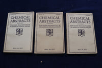 1932-1933 CHEMICAL ABSTRACTS SEMI-MONTHLY MAGAZINE - LOT OF 19 - O 3382