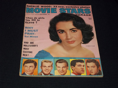 1957 SEPTEMBER MOVIE STARS PARADE MAGAZINE - LIZ TAYLOR COVER - E 13884
