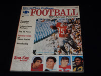 1971 GAMEPLAN COLLEGE FOOTBALL MAGAZINE - JIM BERTELSEN TX FRONT COVER - E 3627