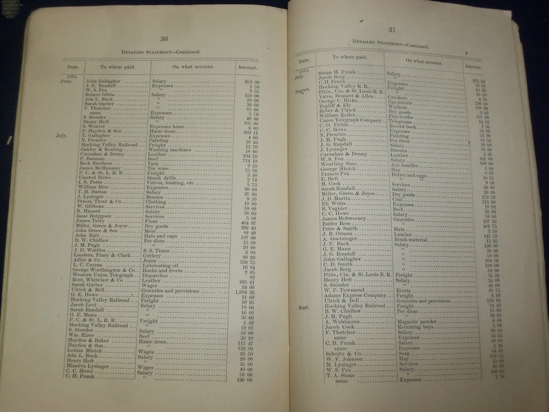 1875 OHIO REFORM SCHOOLS TWENTIETH ANNUAL REPORT - J 4595