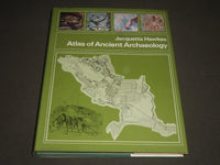 1975 ATLAS OF ANCIENT ARCHAEOLOGY BY JACQUETTA HAWKES BOOK - SECOND PRINT- I 954