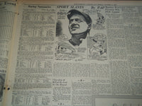 1946 OCTOBER 14 PANAMA STAR & HERALD NEWSPAPER - CARDS BEAT SOX - NT 7537