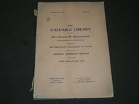 1907 SAMUEL PENNYPACKER LIBRARY AUCTION CATALOGUE NO. 943 PART 4 - J 5208
