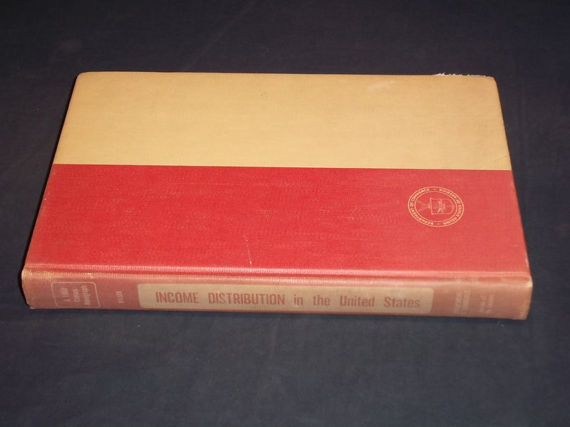 1960 INCOME DISTRIBUTION IN THE UNITED STATES BOOK - CENSUS MONOGRAPH - KD 2757Q