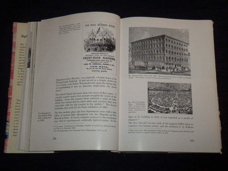 1949 SPACE TIME AND ARCHITECTURE HARDCOVER BOOK BY S. GIEDION - KD 4352G