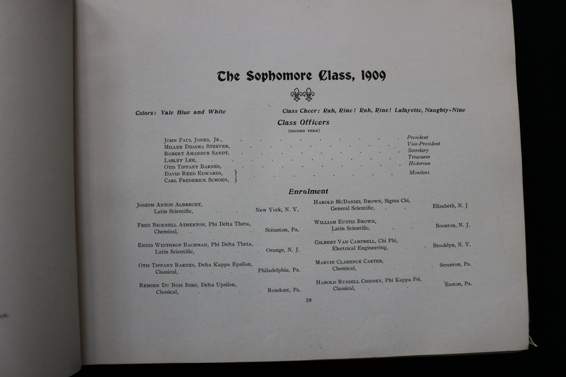 1908 THE MELANGE LAFAYETTE COLLEGE YEARBOOK - EASTON, PENNSYLVANIA - YB 3498